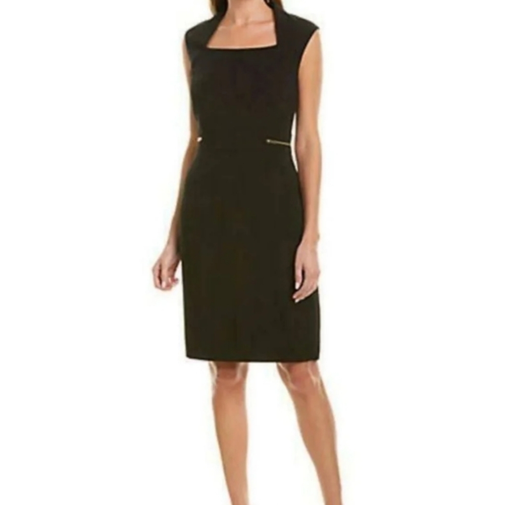 Tahari black dress NWT